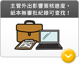 主管外出影響簽核進度,紙本無審批紀錄可查找!